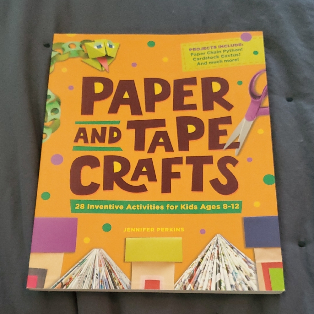 Paper and Tape Crafts Book for Kids
